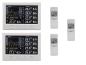 Preview: DL5000 TWIN (2 Displays) Wetterdatenlogger Thermometer inkl. 3 Thermo- Hygrometer Funksensor