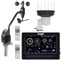Preview: HP1000SE PRO Black Version - Single Sensor Edition - HP1000SE PRO Display incl. indoor sensor + DP40 outdoor temperature/humidity + DP80 PRO rain sensor + DP300 anemometer (new version 2025)