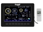 Preview: HP1000SE PRO 7-In-1 Ultra Black Edition wireless radio weather station with outdoor sensors, 7 inch TFT color display, weather forecast
