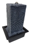 Preview: Fountain Tower Wasserbrunnen mit LED-Beleuchtung aus robustem Polyresin