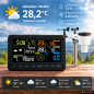 Preview: WH3000 WLAN-Wetterstation mit Außensensor und Echtzeit-Datenanzeige