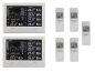 Preview: DL5000 TWIN (2 Displays) Wetterdatenlogger Thermometer inkl. 5 Thermo- Hygrometer Funksensoren