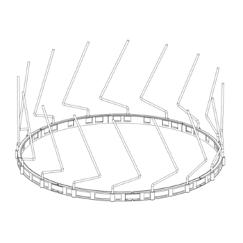 Preview: WH01 Bird Spikes für WH1080SE / WH3000 / WH3000SE / WH4000SE / WH5300SE / HP1000SE PRO