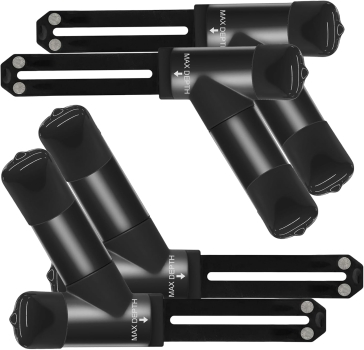 DP110 (4er Set) 3-In-1 16-Kanal Bodenfeuchte/Bodentemperatur/EC Funksensor (Hygrometer für Pflanzen im Innen- und Außenbereich)