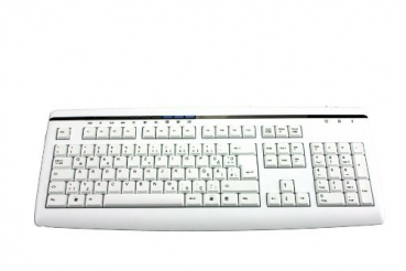 Fujitsu Siemens Multimedia SlimLine Tastatur Deutsch/Türkisch - weiß
