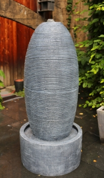The Fountain 120 (120cm hoch) Wasserbrunnen, Tischbrunnen, Zimmerbrunnen mit LED Beleuchtung Indoor Outdoor