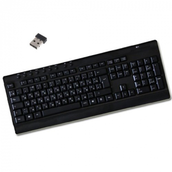 PKF507 Funk Multimedia Tastatur Deutsch/Russisch (Kyrillisch) - schwarz