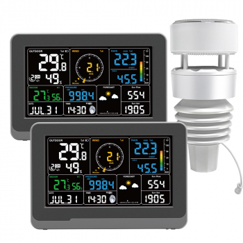 WH5000 TWIN (2 Displays) 7-In-1 Ultra WiFi Weather Station