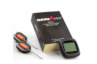 SmokeMax PRO6 - 6 Channel Smart Wireless BBQ APP Thermometer (2 Standard Fühler)