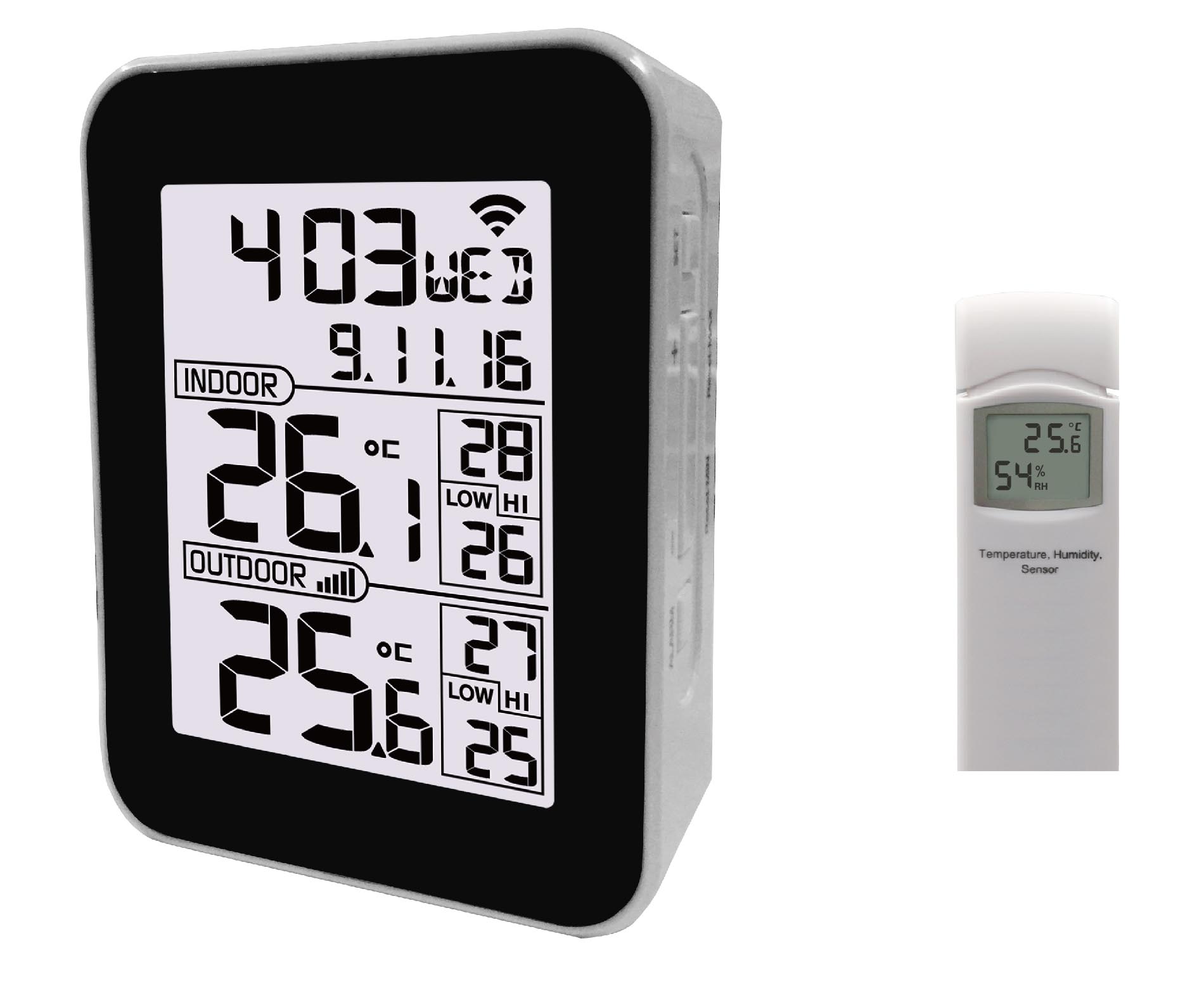 Froggit Wetterstationen Shop - WH2626 WiFi Internet Thermometer