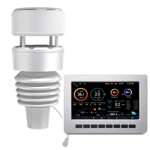 Station Météo Froggit HP2000 7-en-1 – Ultra Wi-Fi, Internet Radio, Made In Germany