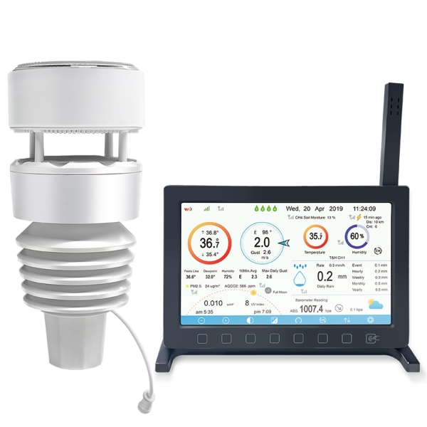 HP2000 TWIN (2 Display Edition) 7-In-1 Ultra WiFi Weather Station