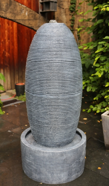 The Fountain 120 (120cm hoch) Wasserbrunnen, Tischbrunnen, Zimmerbrunnen mit LED Beleuchtung Indoor Outdoor