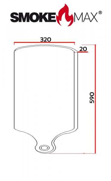 SmokeMax® Serving Board L Plate (59x33x2cm)