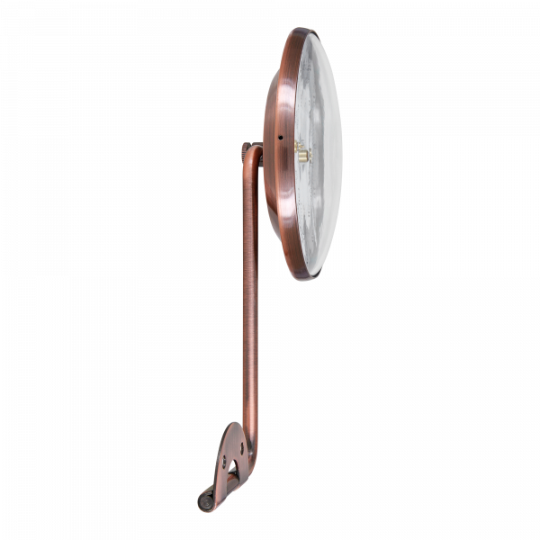 Froggit Retro Metall Thermo-Hygrometer (Kupferdesign) Außenthermometer, Luftfeuchte, Temperatur