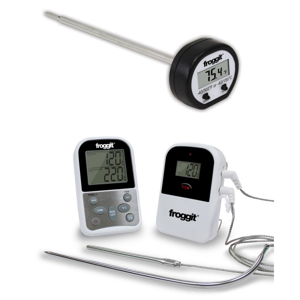 SmokeMax BBQ Set 1 - SmokeMax TWO BBQ thermometer + SmokeMax GRILL thermometer